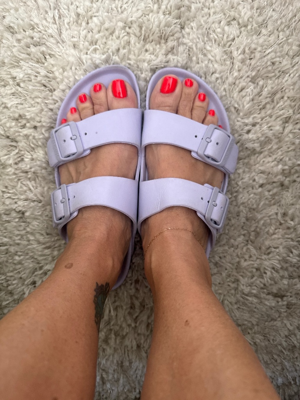 Lavender rubber Birkenstock